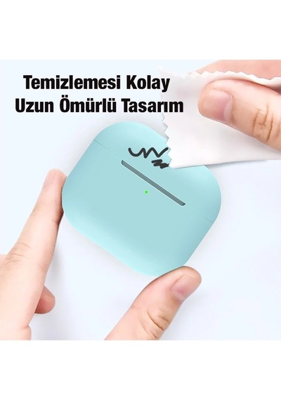 Ally Apple AirPods Uyumlu 3 İçin Ultra İnce Koruma Silikon Kulaklık Kılıfı- 5775 Standart