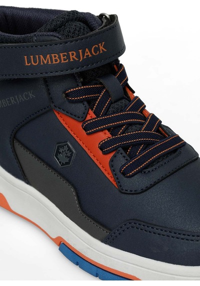 Lumberjack Nıtra Hı 4pr Lacı Erkek Çocuk High Sneaker 000000000101887091 Lacivert - Turuncu Lumberjack Nıtra Hı 4pr Lacı Erkek Çocuk High Sneaker 000000000101887091 Lacivert - Turuncu