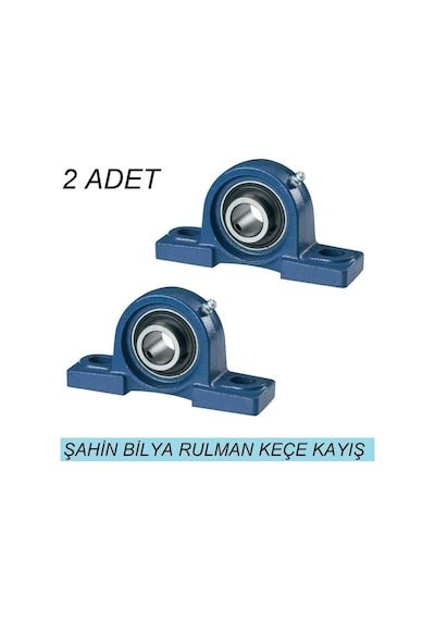 Ucp 204 Yataklı Rulman P204 Bilyalı Yatak 20mm Iç Ölçü 2.li Paket Diğer