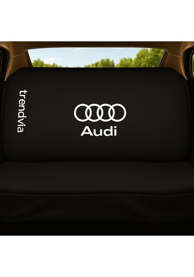 Audi Uyumlu Siyah Penye Oto Koltuk Kılıfı Takımı Ön Ve Arka