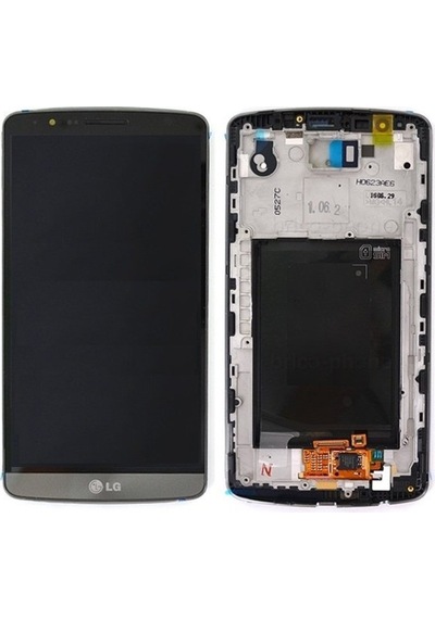 LG Uyumlu G3 (D855Tr) Lcd Ekran + Dokunmatik Çıtalı