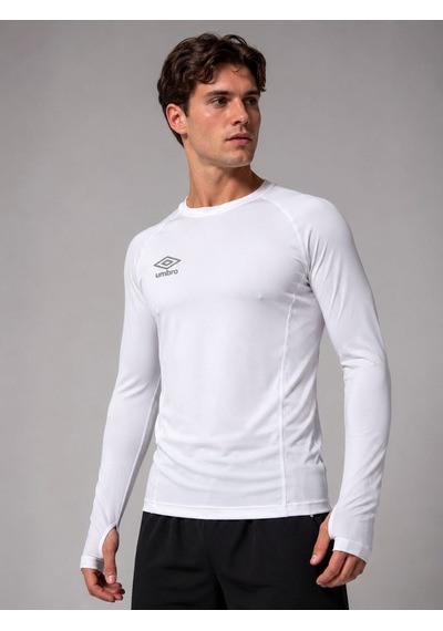 Umbro Von Dry Park Erkek Beyaz Uzun Kollu İçlik Antrenman İçliği Tc0260
