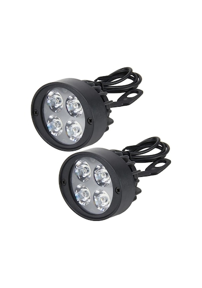 Knmaster Badger 12w Ayna Bağlantılı Motosiklet Sis Farı Takımı N11.3413