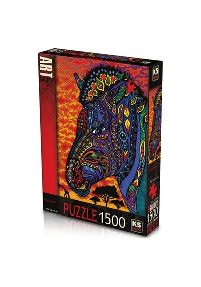 Ks Games 1500 Parça Puzzle Zebra