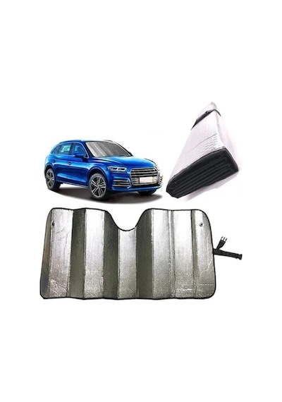 Araç Ön Cam Güneş Koruma Isı Önleyici Katlanabilir Model Fiat Egea Honda Civic Ford Focus Dacia Duster 1 Adet