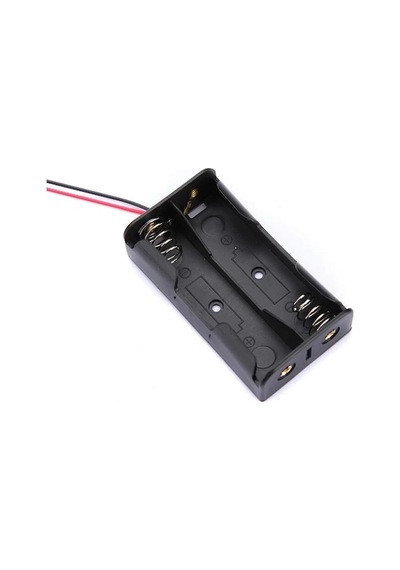 Robizstore-ikili 2 Li 18650 Pil Yuvası Kablolu Tutucu 7.4v Pil