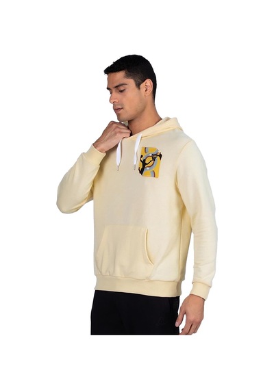 Kappa Erkek Sweatshirt Authentic Graphik Vincent Tk Fleece 341H5W Bej