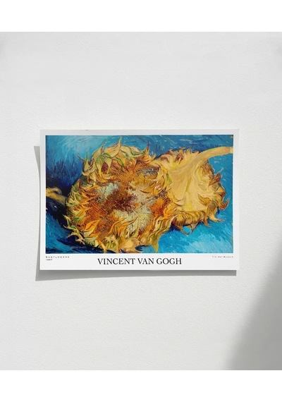 Çerçevesiz Poster Van Gogh Ayçiçekleri 1