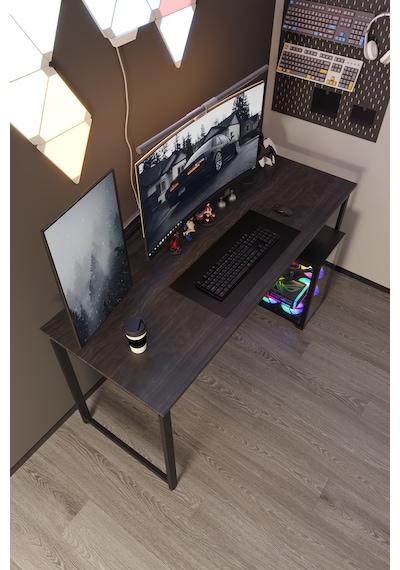 Siyah 160x60 Oyuncu Masası, Bilgisayar Masası, Gamer Masası, Gaming Masa, Metal Ayaklı - Ss-160 Siyah Siyah 160x60 Oyuncu Masası, Bilgisayar Masası, Gamer Masası, Gaming Masa, Metal Ayaklı - Ss-160 Siyah