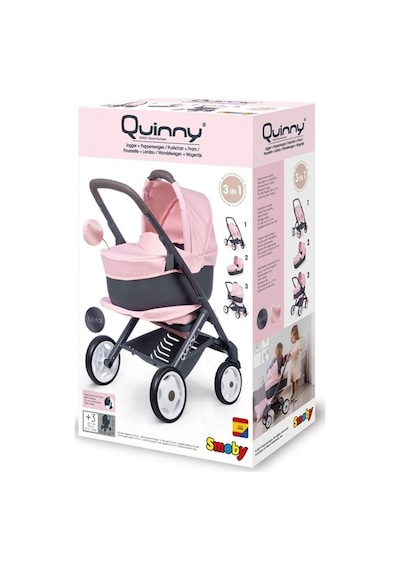 Smoby Maxi-Cosi&Quinny 3'Ü 1 Arada Oyuncak Bebek Arabası