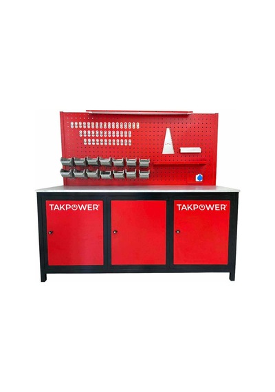 Takpower Ttr4413 2 Metre Takım Tezgahı 3 Dolaplı