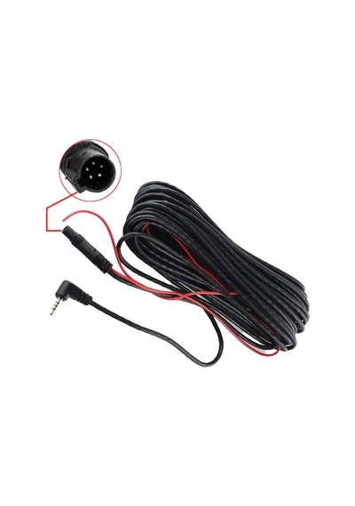 2.5mm Trrs Jak Konnektörü 5 Pin Araç Geri Görüş Kamerası Uzatma Kablosu 10m