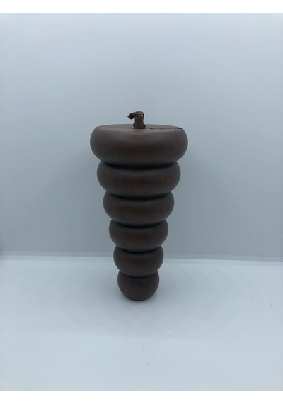 PLASTİK 18 CM CEVİZ M8 VİDALI,BERJER MOBİLYA  AYAĞI (4 ADET)