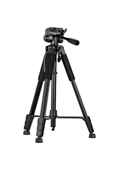 Gdx 200 Profesyonel Tripod 3 Kademeli Asansörlü Su Terazili 3 Yönlü Pan Tilt Kafa Kamera Ve Video Standı