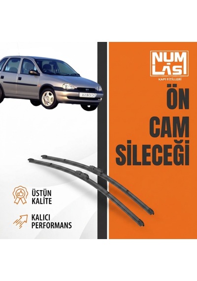 Opel Corsa B Ön Cam Silecek Takımı Numlas-a Kalite-nm0362