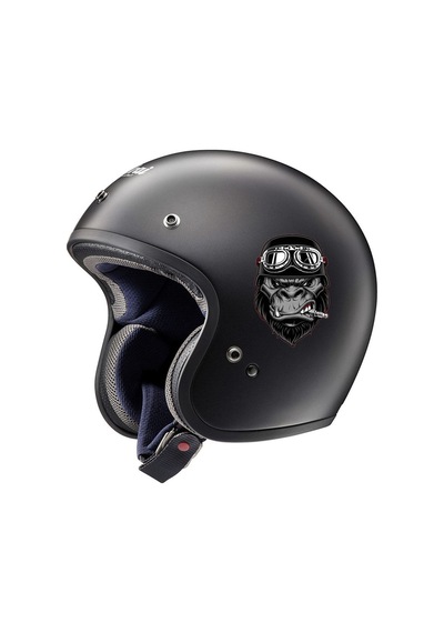 Kızgın Goril Oto, Motorsiklet, Kask, Laptop Sticker 13x9 Cm