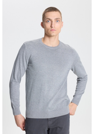 AC&Co / Altınyıldız Classics Erkek Grı Melanj Standart Fit Normal Kesim Bisiklet Yaka Triko Kazak Gri Melanj AC&Co / Altınyıldız Classics Erkek Grı Melanj Standart Fit Normal Kesim Bisiklet Yaka Triko Kazak Gri Melanj