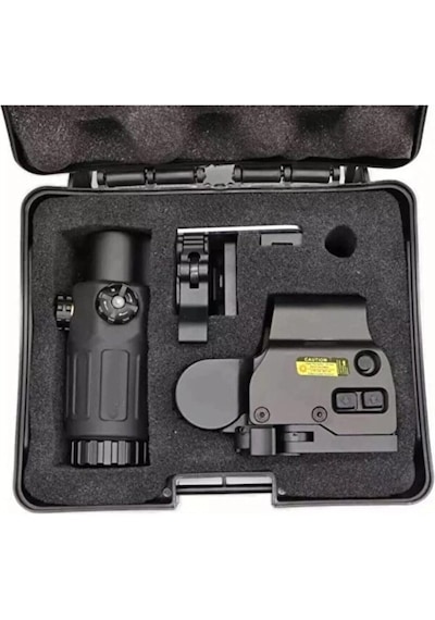 558 G-43 Taktikal Profesyonel Reddot Ve Yakınlaştırıcı Magnifier Siyah