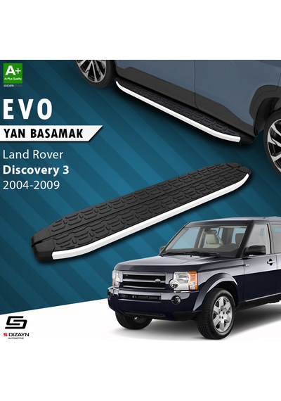 S-dizayn Land Rover Discovery 3 Evo Aluminyum Yan Basamak 193 Cm 2004-2009