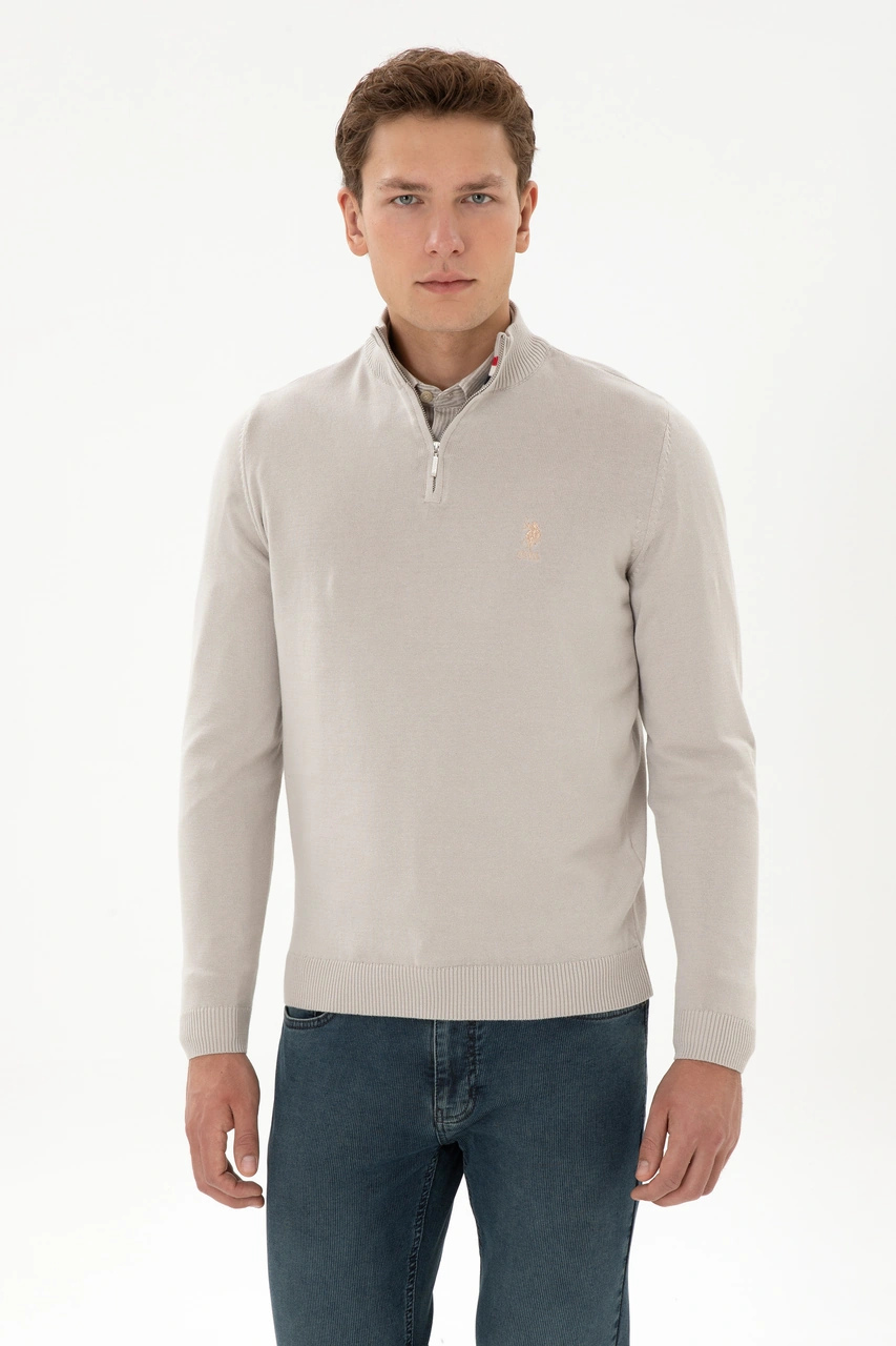 U.s. Polo Assn. Erkek Taş Kazak /triko 50315823-vr049 Tas