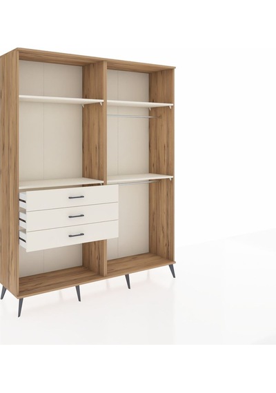 Hyperion Gardrop 4 Raflı 3 Çekmeceli 2 Askılı 176x44x221 Çam-aytaşı Aytaşı Hyperion Gardrop 4 Raflı 3 Çekmeceli 2 Askılı 176x44x221 Çam-aytaşı Aytaşı