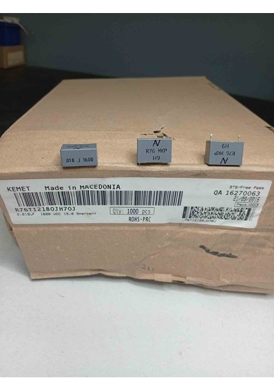 18nf 1600v 15 0.05 Kemet Polyester Kondansatör 10 Adet