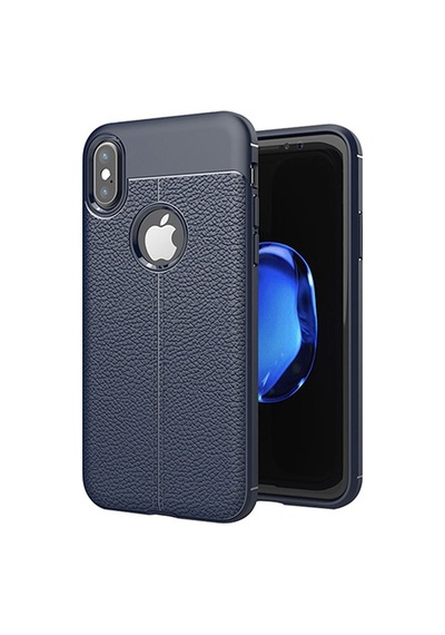 Zore Apple Uyumlu iPhone X İle Kılıf Niss Silikon Lacivert Lacivert