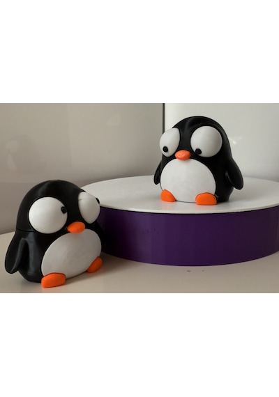Sevimli Panda Dözleri Hareketli 3d Baskı