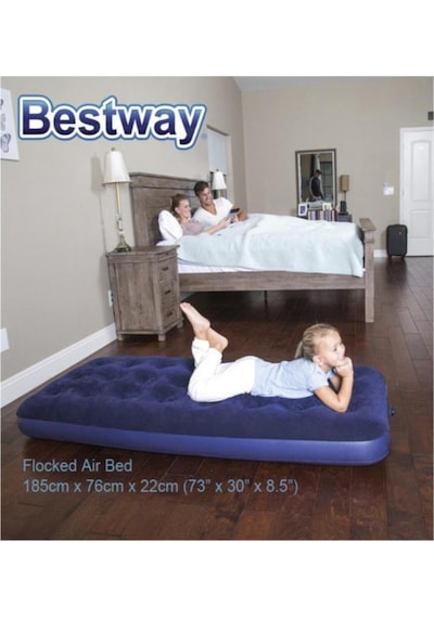 Bestway 67000,tek Kişilik Şişme Yatak 185x76x22 Cm Lacivert