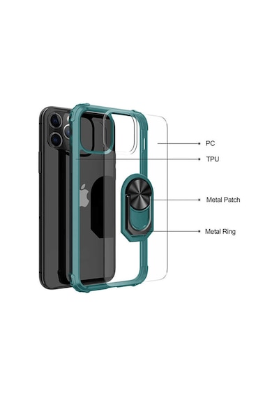 Apple Uyumlu iPhone 11 Pro Kılıf Zore Mola Kapak Lacivert