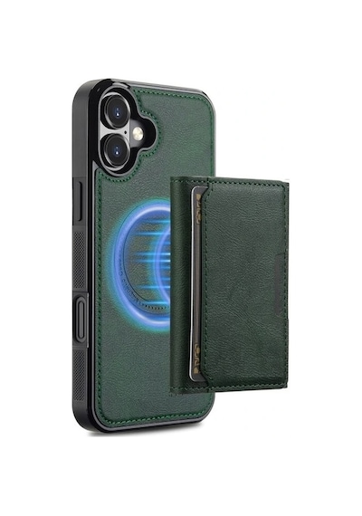 Teleplus Apple Uyumlu iPhone 17 Kılıf Pollux L5 Serisi Mıknatıslı Kartlıklı 2-1 Kapak
