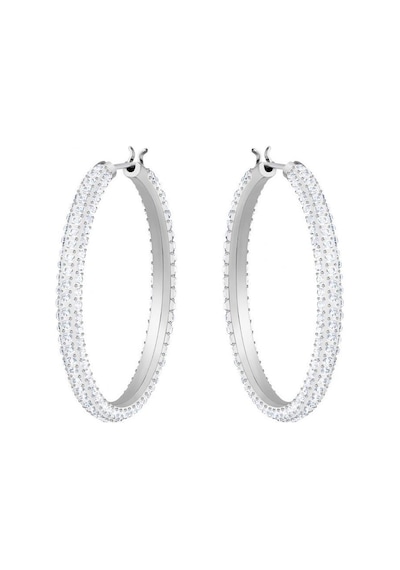 Swarovski 5389432 Stone Hoop Iğneli Küpe Gümüş