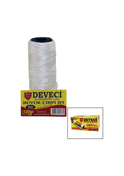 Dvc Deveci Büyük Çırpı İpi Brüt 120g Net İp 80g- 24'li Paket