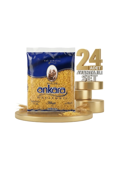 Ankara Makarna Tel Şehriye 24x500 Gr