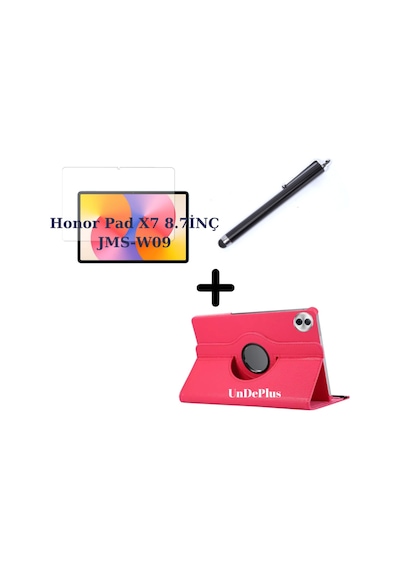 Honor Pad X7 8.7inç Jms-w09 Kılıf Dönen Tablet Kilifi Ekran Koruyucu+kalem Kılıf