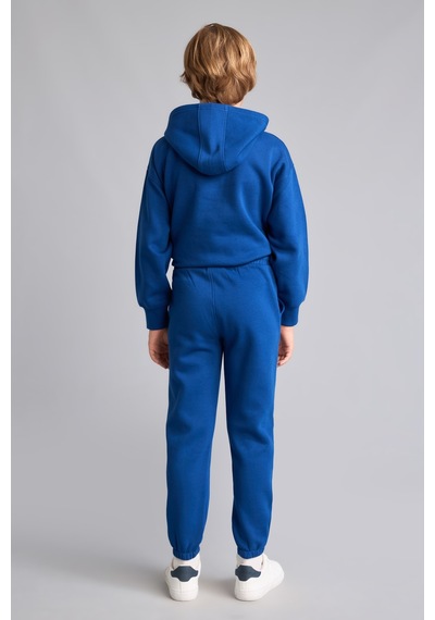 Defacto Baskılı Lastikli Paça Kalın Kumaş Jogger Eşofman Altı Erkek Çocuk H9685a826wnbe842 Mavi-be842