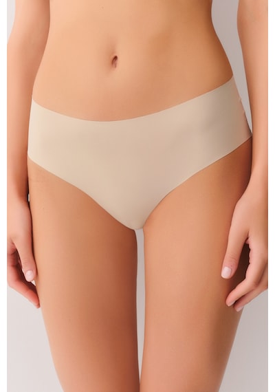 Suwen Invisible Lazer Kesim Midi Slip Külot Sw9936089 Ten