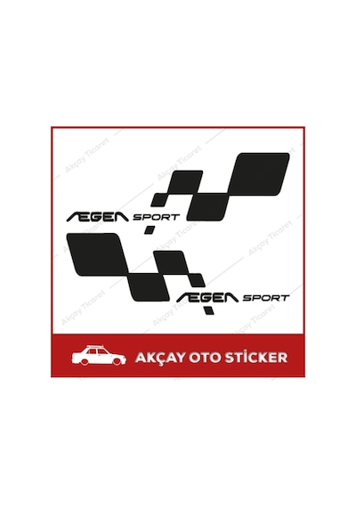 Fiat Egea Sticker (Takım Set) Egea Sport Sticker Fiat Oto Sticker