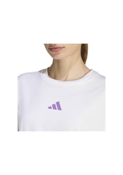 Whıte Adidas Kadın Günlük T-shirt Soft Sport Os T Jz7904 Beyaz