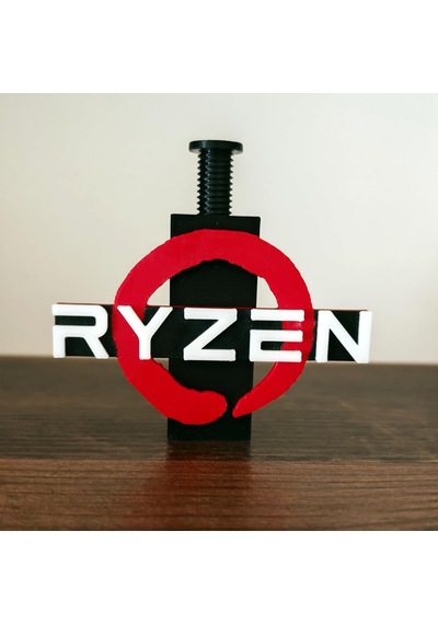 Ryzen Logolu Ayarlanabilir Ekran Kartı Tutucu - Gpu Sarkma Önleyici Destek Aparatı 60mm - 105mm