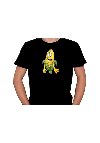 Mısır Yorgun Popcorn Solgun Tişört Unisex T-shirt 001