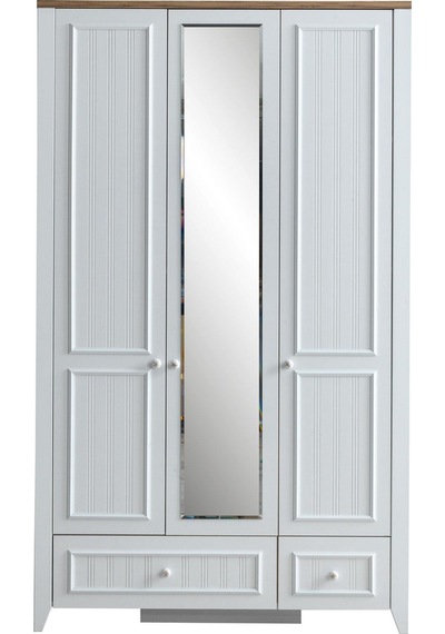 Yalı Modern 3 Kapaklı Aynalı Elbise Dolabı 125 60 211