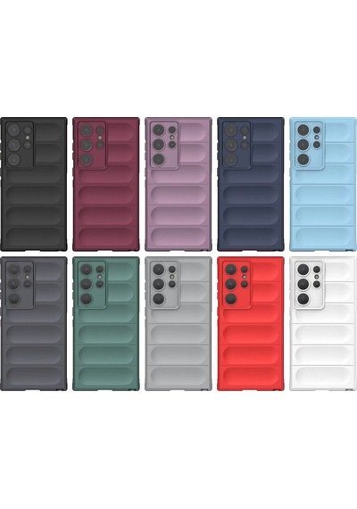 Cosmotex Newface Samsung Galaxy Uyumlu  S24 Ultra Kılıf Optimum Silikon - Koyu Yeşil