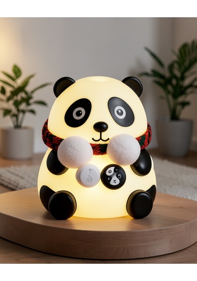 Renk Değiştiren Panda Silikon Gece Lambası Bwr30renkdegıstırenpanda-5