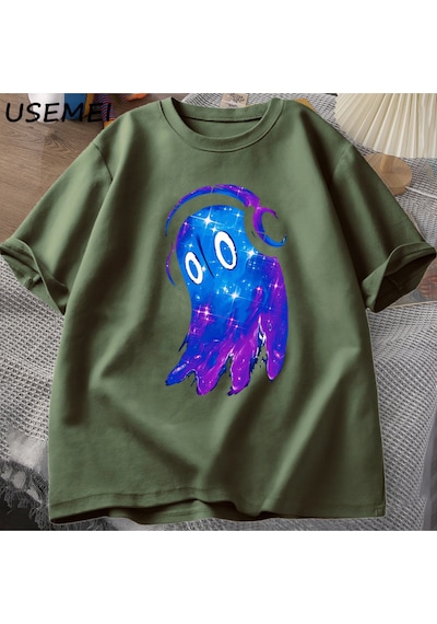 Flood Of Style Undertale Napstablook Müzik Hayalet T Shirt Rahat Pamuk Kısa Kollu Erkekler Sclothes O Boyun Yeşil Flood Of Style Undertale Napstablook Müzik Hayalet T Shirt Rahat Pamuk Kısa Kollu Erkekler Sclothes O Boyun Yeşil