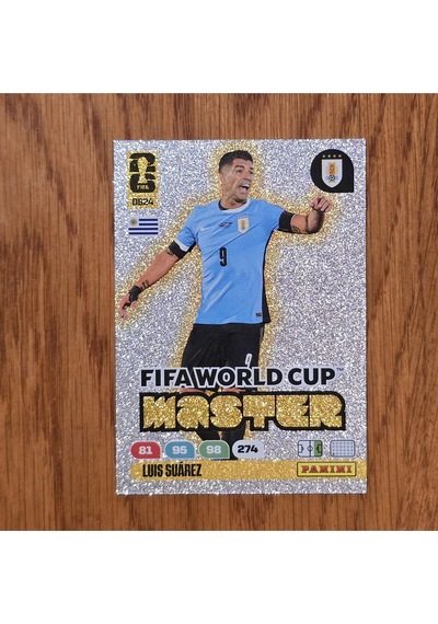 Fwc 2049 Luis Suarez Uruguay World Cup Master Oyun Kartı