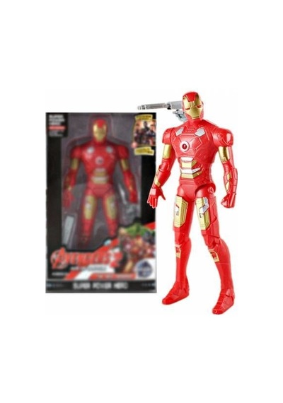 Avengers 2 İron Man Demir Adam Işıklı Oyuncak Figür 20 Cm Işıklı