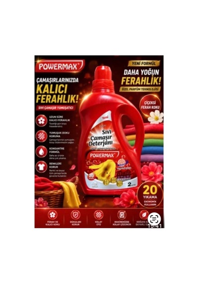 Tüm Renkler Beyazlar,siyahlar Renkliler İçin Sıvı Çamaşır Detarjanı 3 X 2 6 Lt 60 Yıkama - 923813502