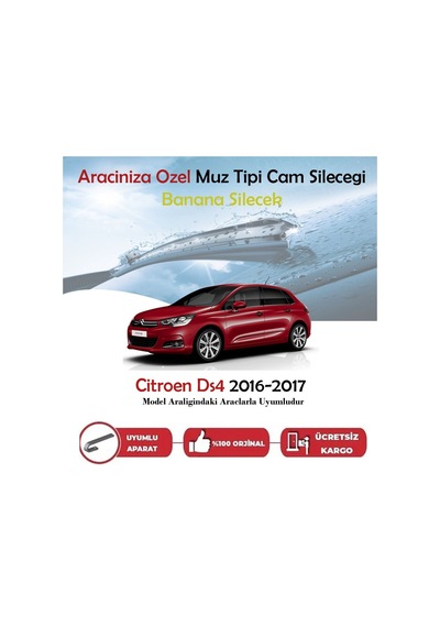 Citroen Ds4 Muz Silecek Takımı 2016-2017