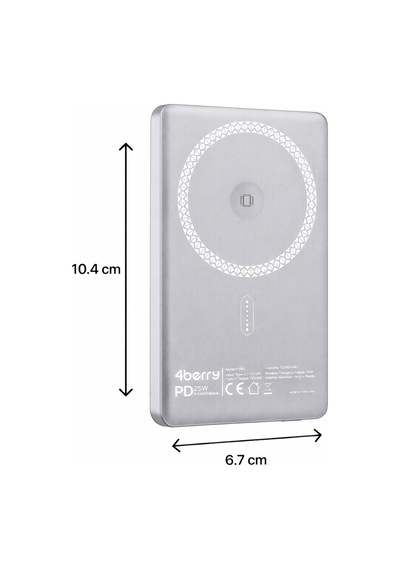 Y353s Powerbank 5.000 Mah Magnetıc Wıreless Gri